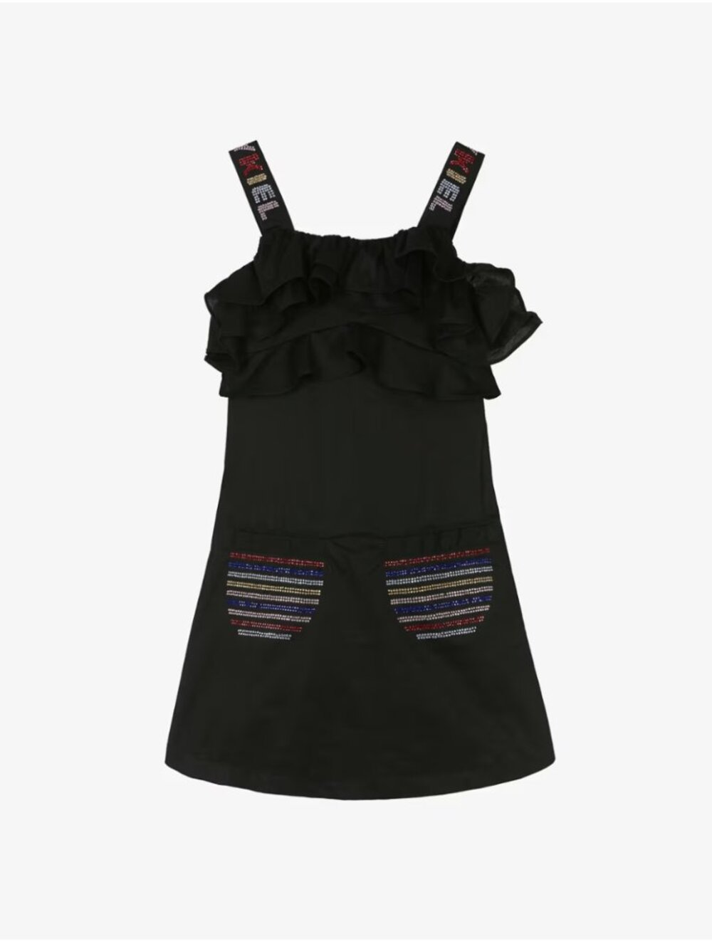 Share SONIA RYKIEL rhinestone-embellished cotton dress for girls size 14